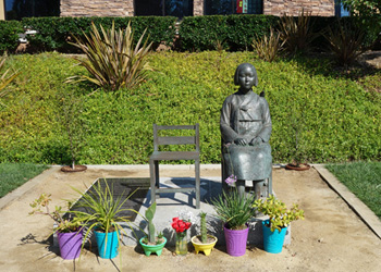 The Statue of Peace in Glendale Central Park